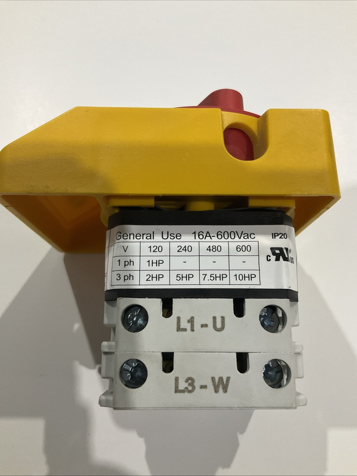 BACO   PR17  ITH 25A   GENERAL  USE 16A-600VAC  MAIN -SWITCH B9S