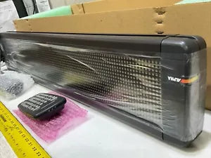 ADAPTIVE MIRCO SYSTEMS 4120C LED ALPHA ELECTRONIC MESSAGE DISPLAY 100-240V LOT OF 2