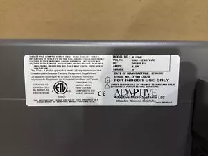 ADAPTIVE MIRCO SYSTEMS 4120C LED ALPHA ELECTRONIC MESSAGE DISPLAY 100-240V LOT OF 2