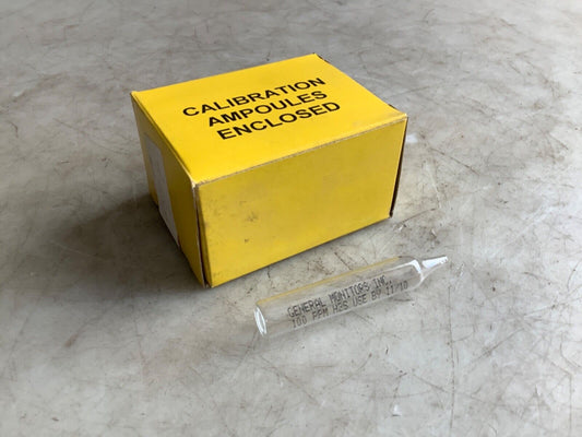 GENERAL MONITORS INC H2S CALIBRATION AMPOULES 100PM 678 - QTY 12