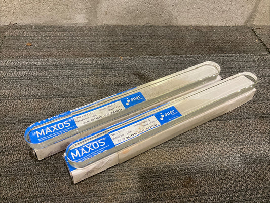 MAXOS AUER 9232192/2071816 BOROSILICATE SAFETY SIGHT GLASS 9 340X34X17 LOT OF 2