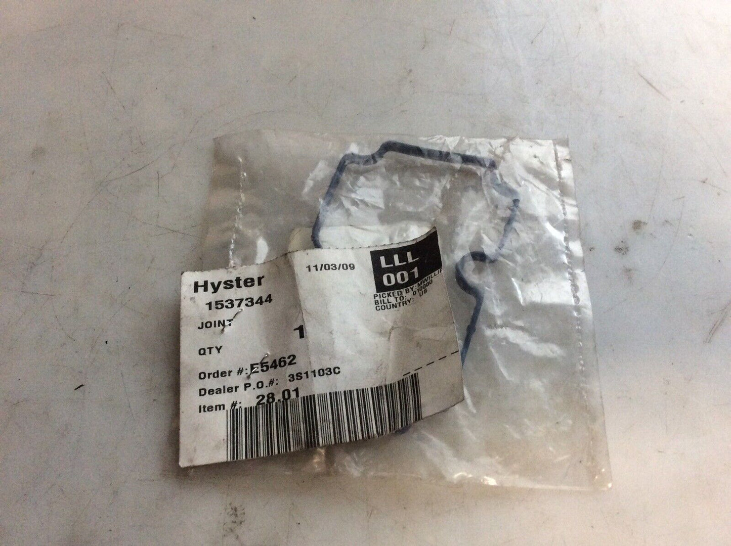 HYSTER 1537344 JOINT O-RING