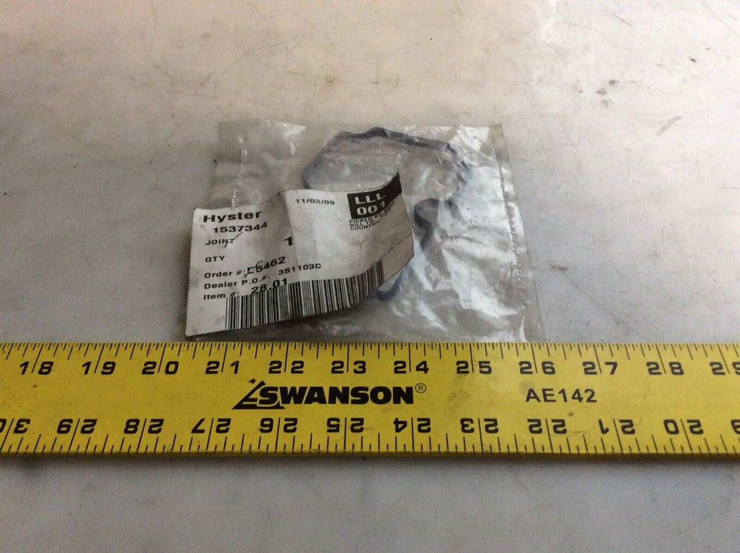 HYSTER 1537344 JOINT O-RING
