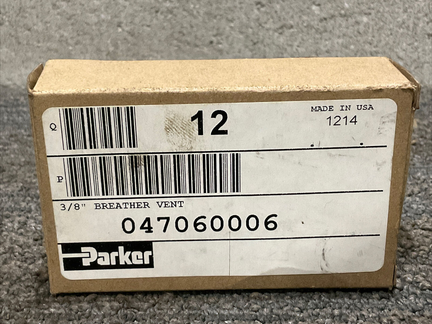 PARKER 047060006 3/8” BREATHER VENT 222 LOT OF 7