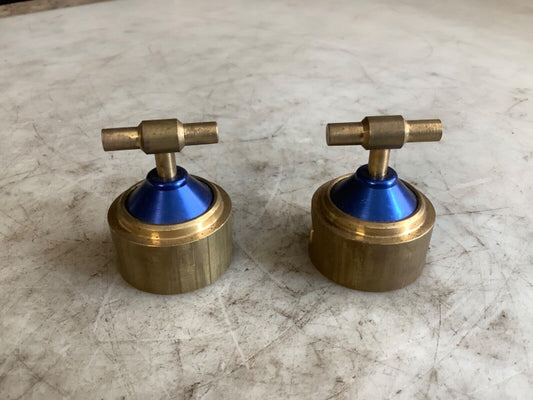 GW DAHL NEEDLE VALVE DEMI MODEL G 7/16IN 444 - LOT OF 2