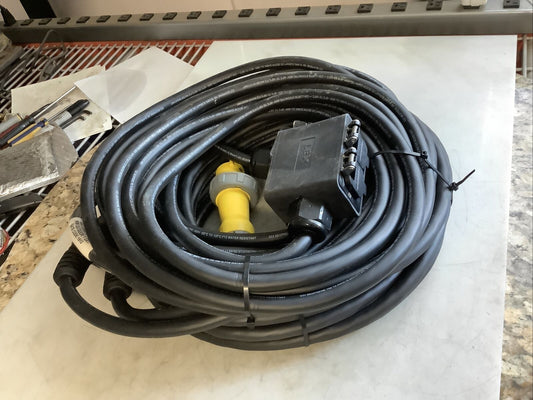 LEX 6150-01-540-3519 OUTDOOR DOUBLE CORDSET 2 Pole, 3 Wire, 20A 120 VAC 75' IRP