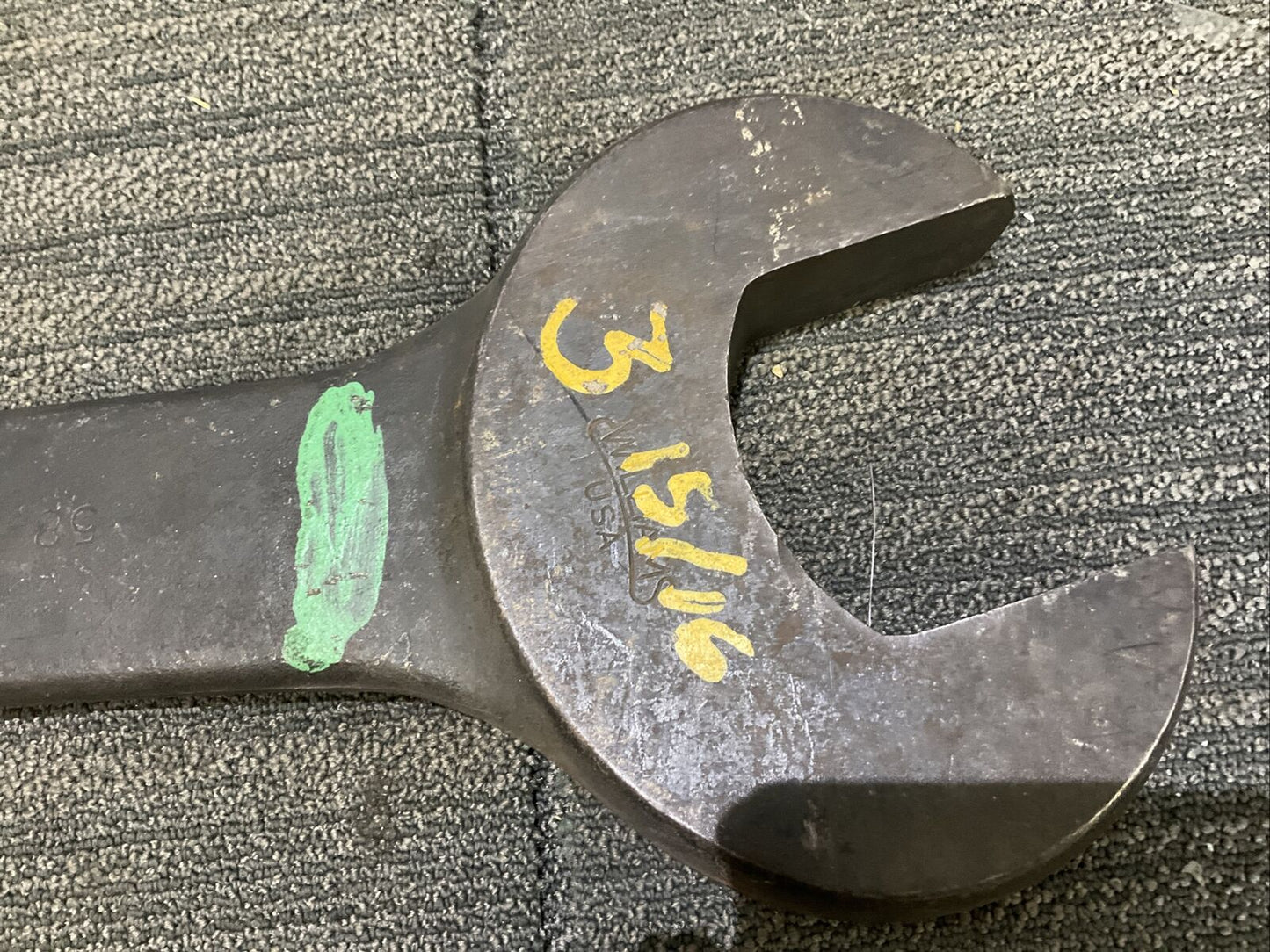VINTAGE HUGE WILLIAMS OPEN ENDED WRENCH 58 3 1/2" X 3-15/16