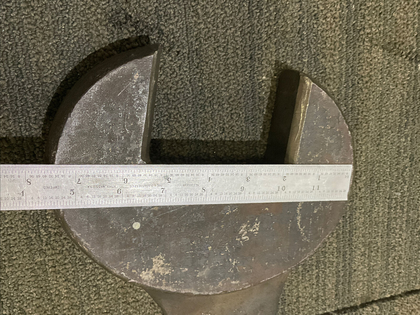 VINTAGE HUGE WILLIAMS OPEN ENDED WRENCH 58 3 1/2" X 3-15/16