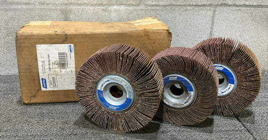 NORTON 63642502689 R265 METALIGHR FLAPWHEEL 6 X 2 X 1 222 LOT OF 3