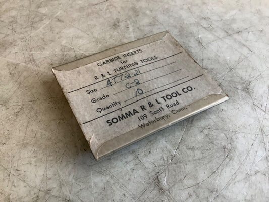 SOMMA TOOL ATT2-21 C-2 CARBIDE INSERTS 333 - QTY 10
