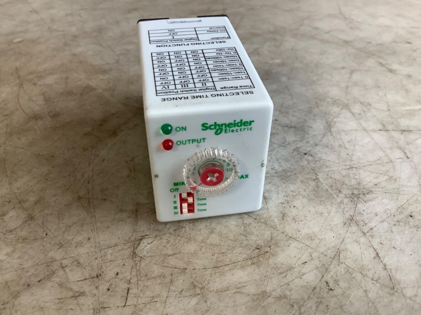 SCHNEIDER ELECTRIC TDRSOXP-24V TIMING RELAY 222