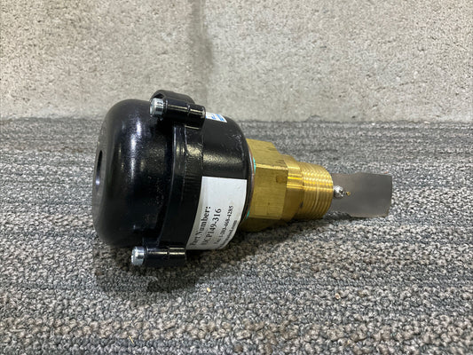 THERMATOOL 03CP149-316-SW 16GPM GENERATOR WATER FLOW SWITCH 222