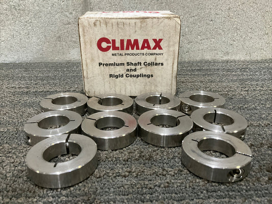 CLIMAX H1C106S SHAFT COLLARS & RIGID COUPLINGS 222 LOT OF 10