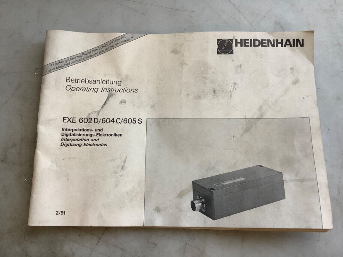 HEIDENHAIN 235 322 22 INTERFACE MODULE EXE 602 D/5-F 444