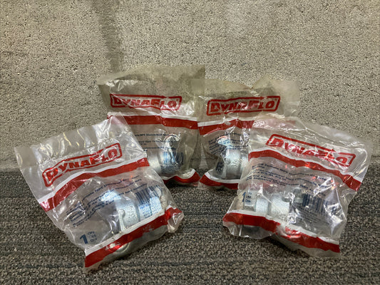 DYNAFLO 0400575  3/4” FEMALE NPT UNIVERSAL CROWFOOT COUPLING 222 LOT OF 4