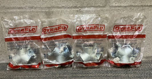 DYNAFLO 0400588 3 WAY CONNECTOR UNIVERSAL CROWFOOT COUPLING 222 LOT OF 4