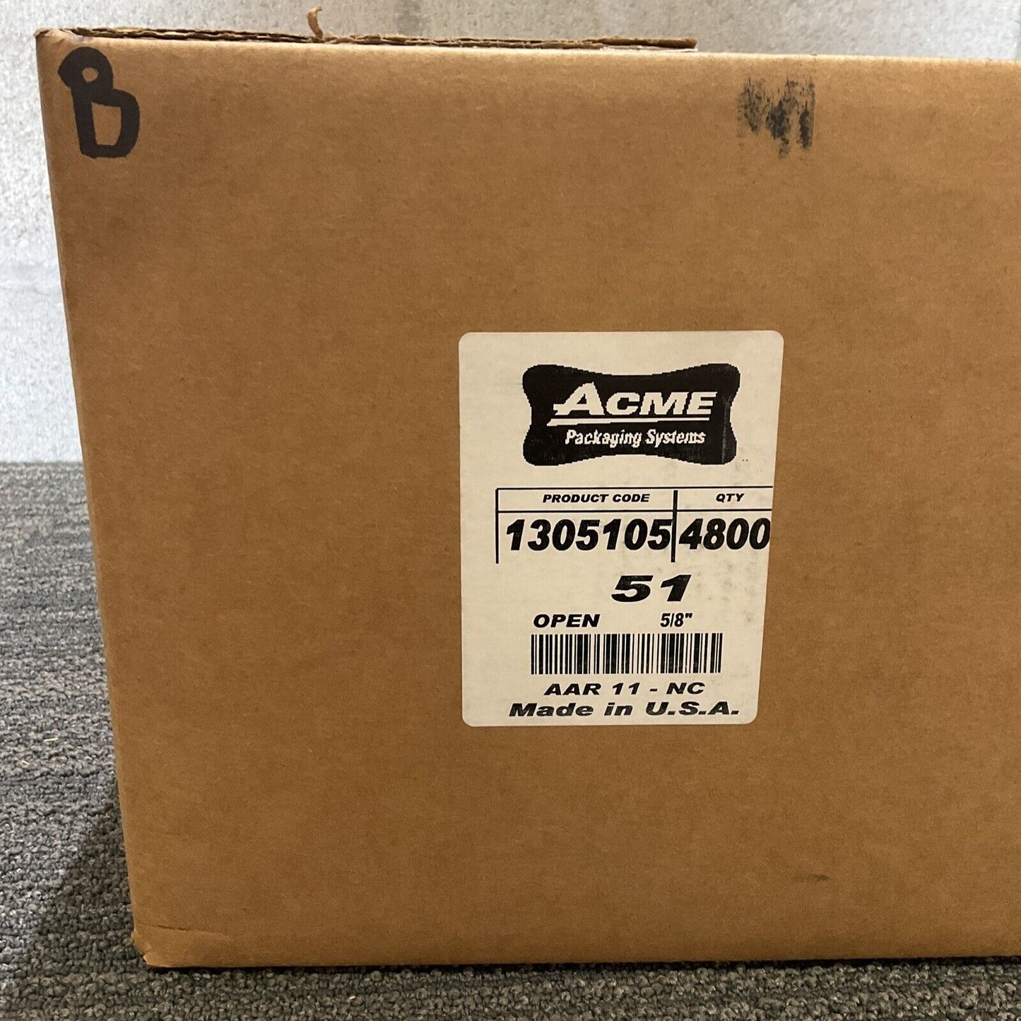 ACME 1305105 5/8” STEEL STRAPPING STEEL BANDING 4800 QTY