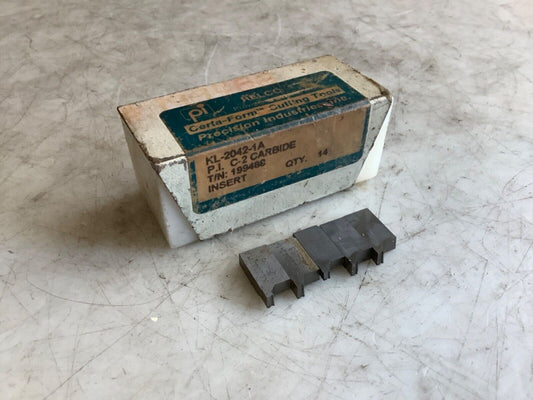 PRECISION INDUSTRIES KL-2042-1A CARBIDE INSERT 333 - QTY 5