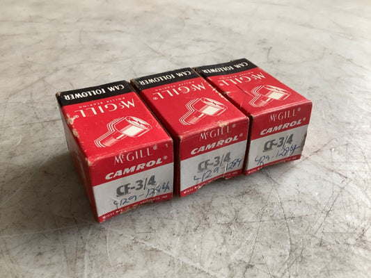 CAMROL CF-3/4 CAM FOLLOWER 333 - LOT OF 3