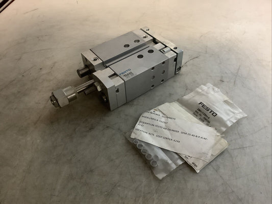 FESTO 532317 DFM-25-40-B-P-A-KF-AL-EL LINEAR GUIDE W/ ZBH-7/ZBH-9 999
