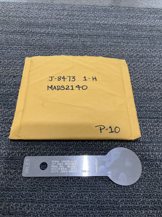 MAC-WELD ORIFICE PLATE .5” 121419-1-48