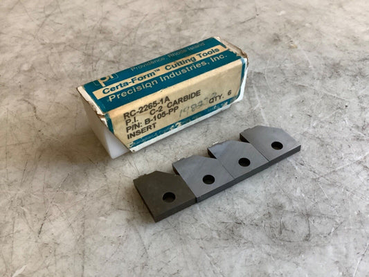 PRECISION INDUSTRIES RC-2265-1A INSERT C-2 333 - QTY 4