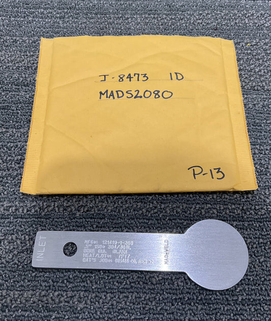 MAC-WELD ORIFICE PLATE .5” 121419-1-206