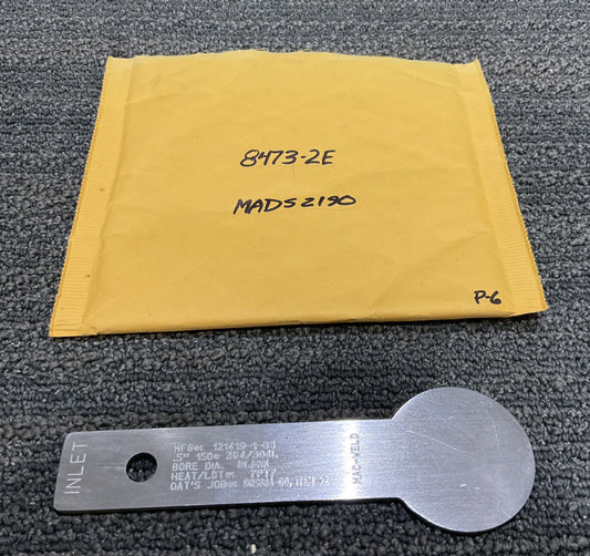 MAC-WELD ORIFICE PLATE .5” 121419-1-88  304L