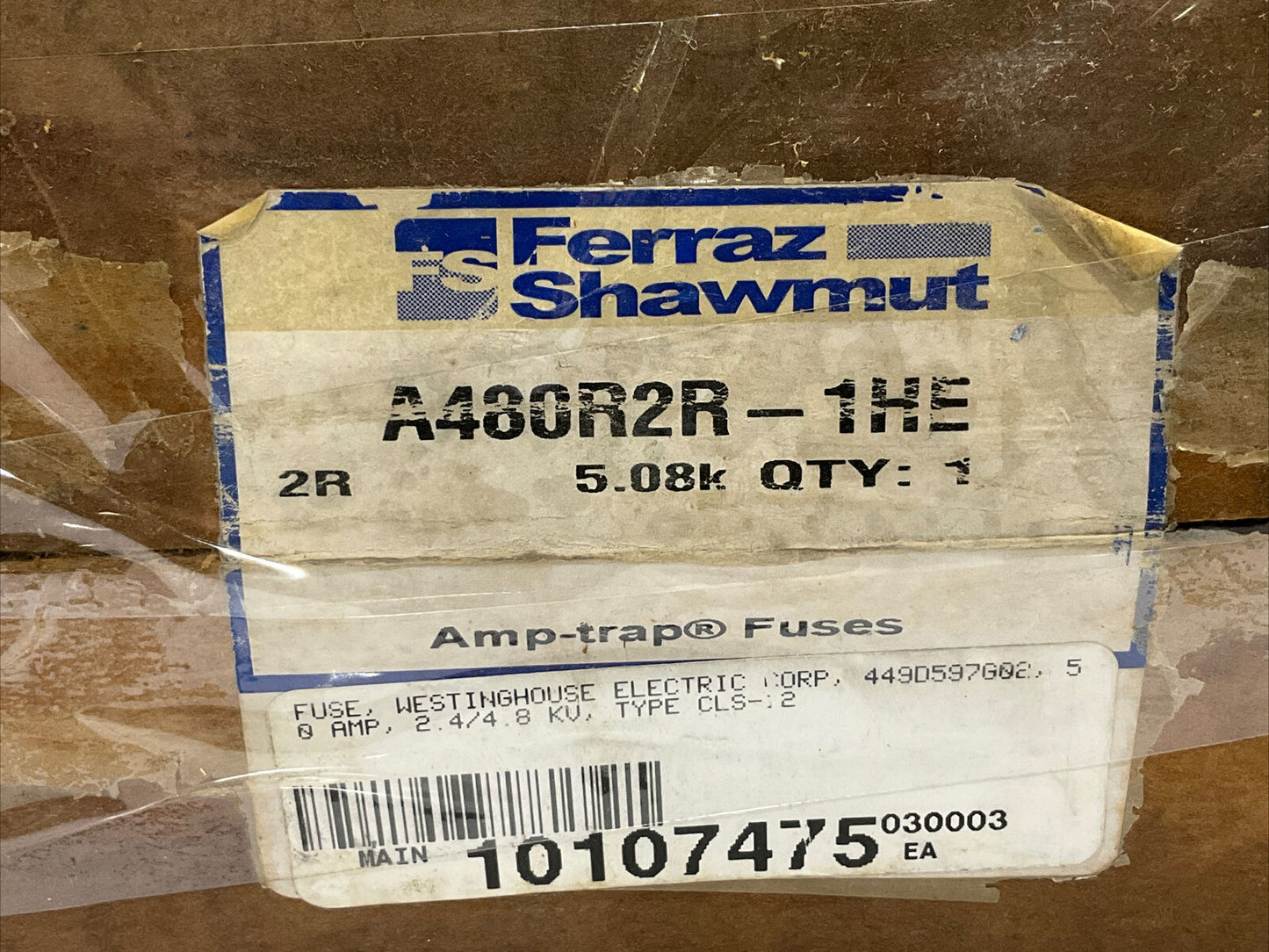 FERRAZ SHAWMUT AMP-TRAP A480R2R-1HE 2400V/4800V 50/60HZ 678