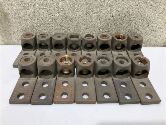 PENN UNION PNL-500-2 BRONZE TERMINAL LUG 678 LOT OF 15