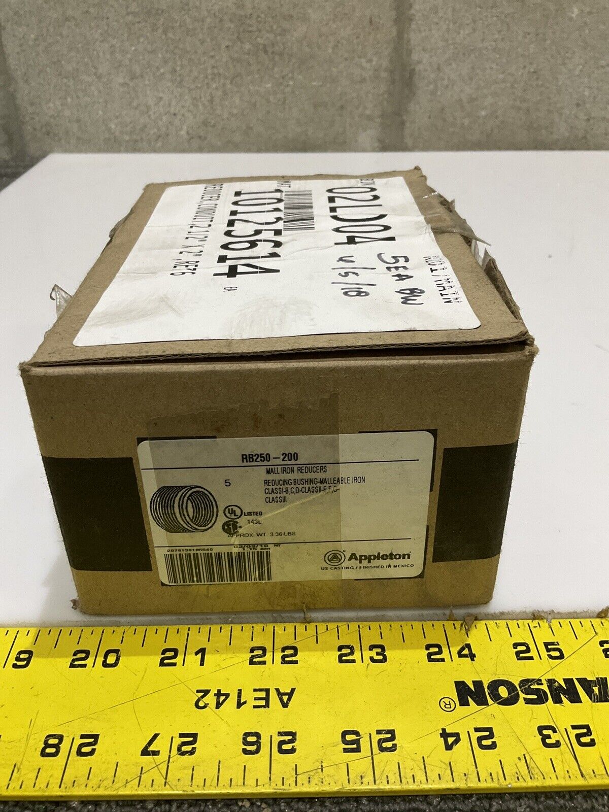 EMERSON APPLETON RB250-200 MALL IRON REDUCERS 678