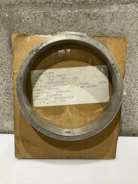 SULZER PUMPS 4505739319 174B IMPELLER RING 678
