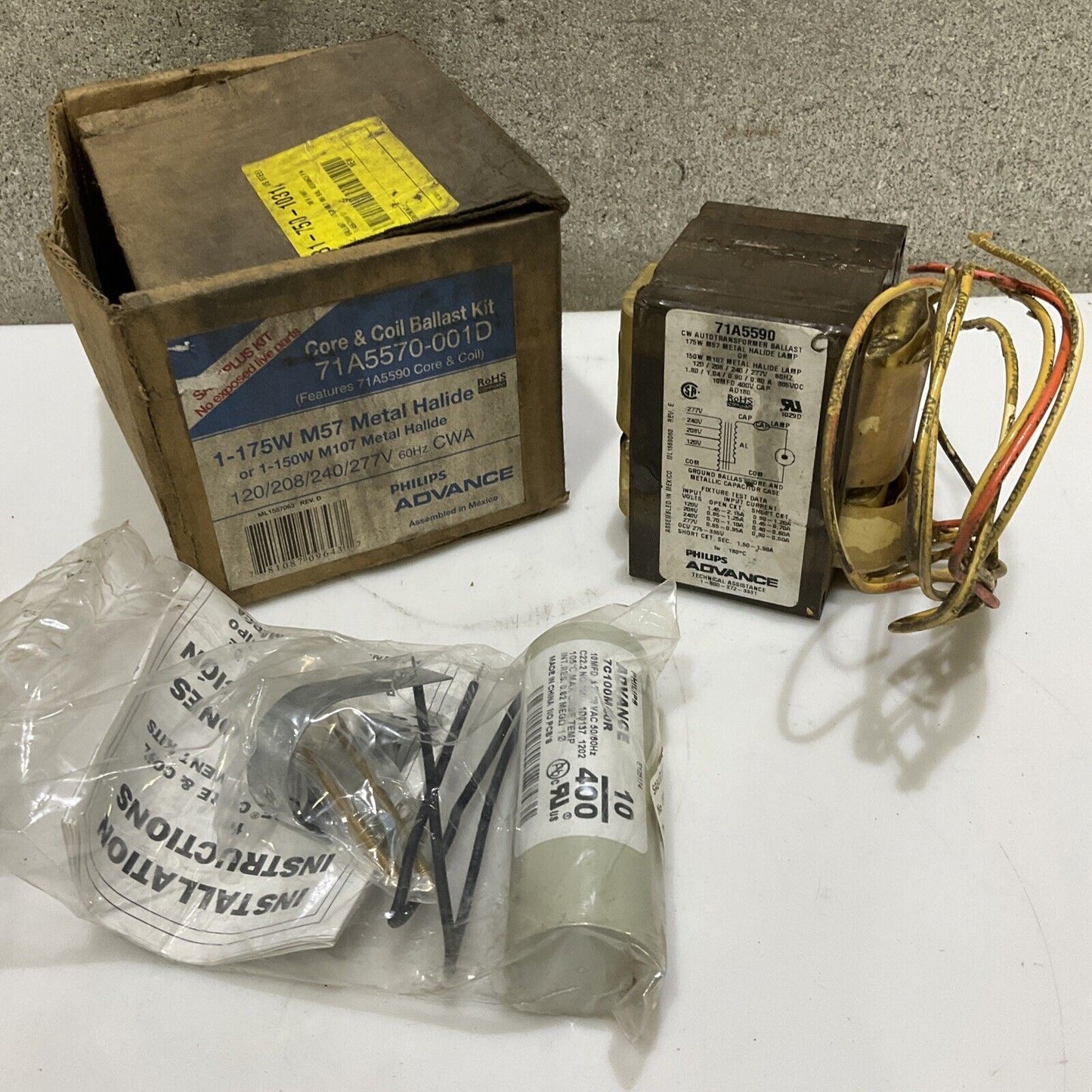 PHILIPS 71A5570-001D CORE & COIL BALLAST KIT 678