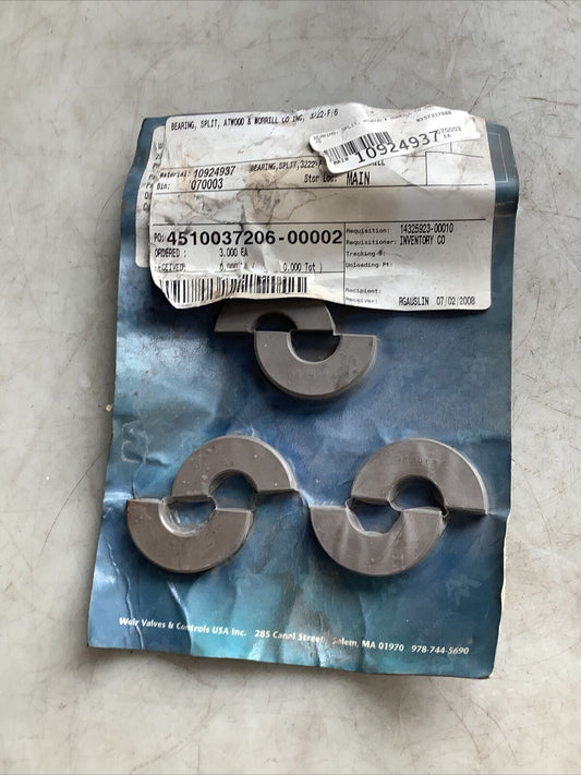 WEIR 3222-F/6 SPLIT BEARING 678 - QTY 3