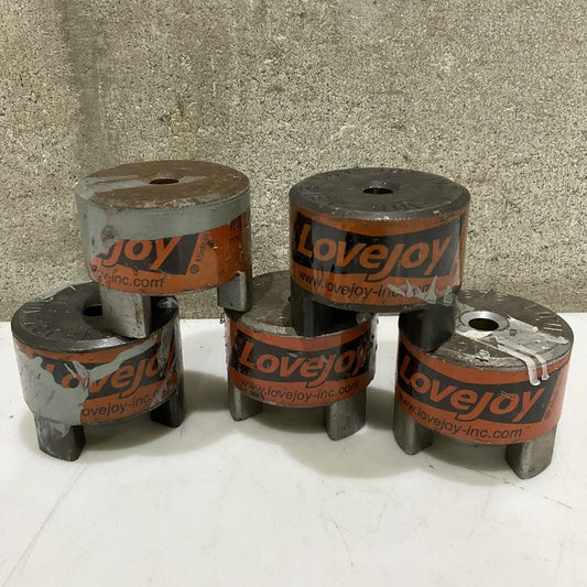 LOVEJOY L-100 4375 JAW COUPLING HUB 7/16IN BORE 678 LOT OF 5