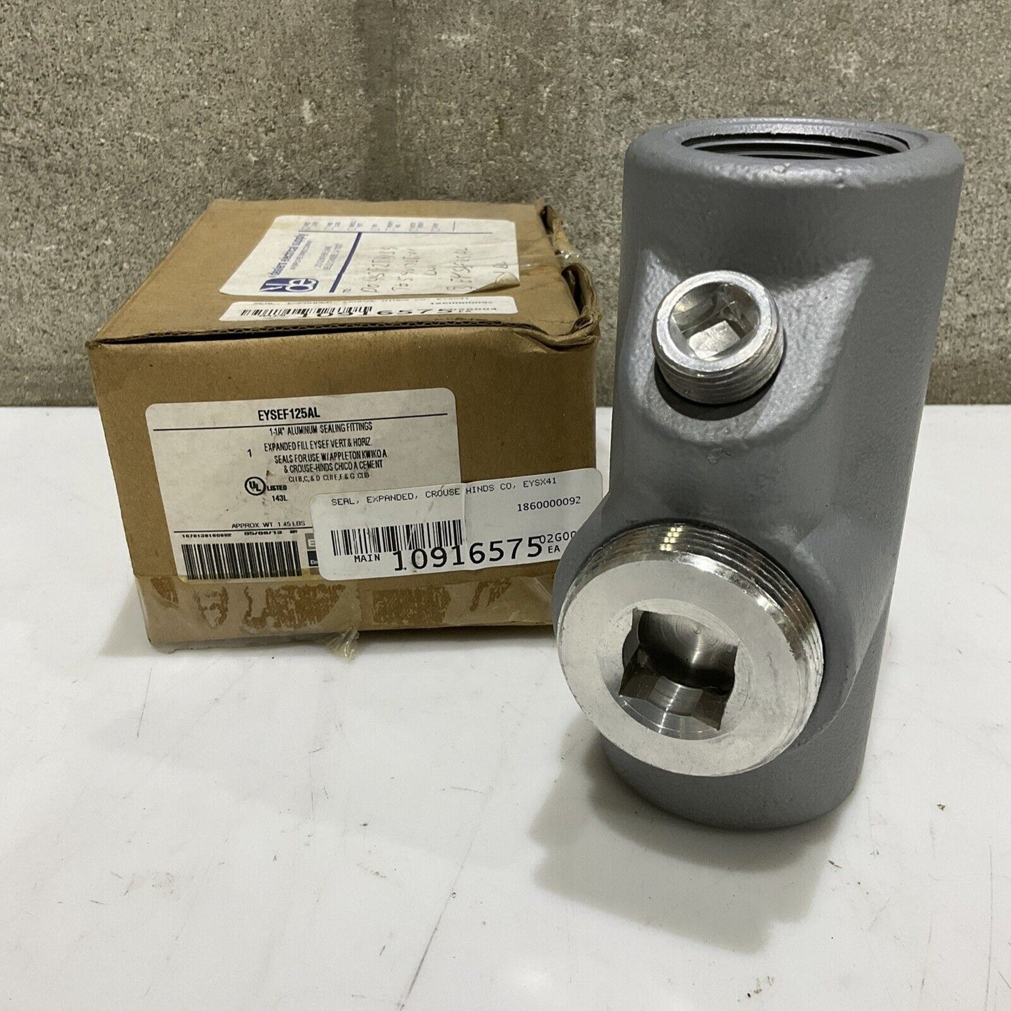 CROUSE HINDS EYSEF125AL EYSX41 EXPANDED SEAL FITTINGS 678