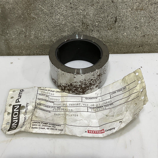 UNION PB40548 100993 CARBO GR II VLK THROAT BUSHING 678