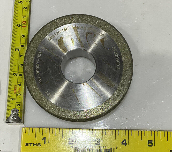 CONTINENTAL DIAMOND TOOL 229400-2 4" DIAMETER 120/140 GRIT GRINDING WHEEL