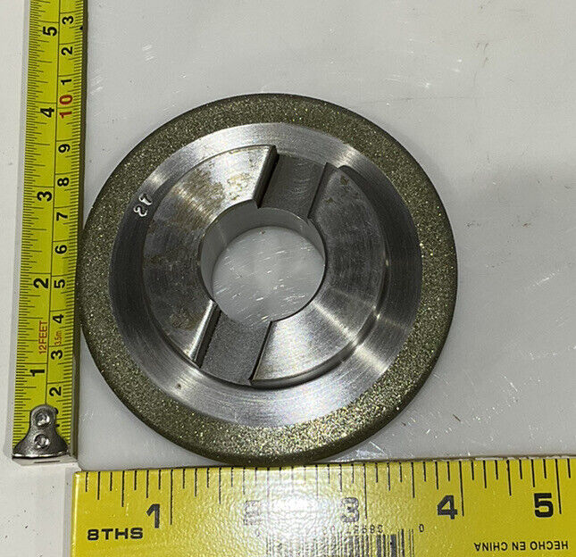 CONTINENTAL DIAMOND TOOL 229400-2 4" DIAMETER 120/140 GRIT GRINDING WHEEL