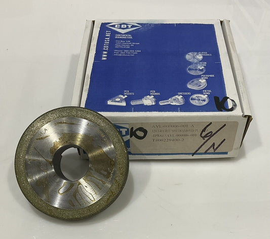 CONTINENTAL DIAMOND TOOL 229400-2 4" DIAMETER 120/140 GRIT GRINDING WHEEL