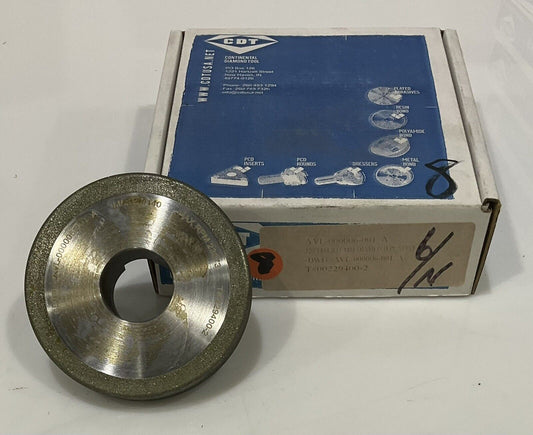 CONTINENTAL DIAMOND TOOL 229400-2   4" DIAMETER 120/140 GRIT GRINDING WHEEL