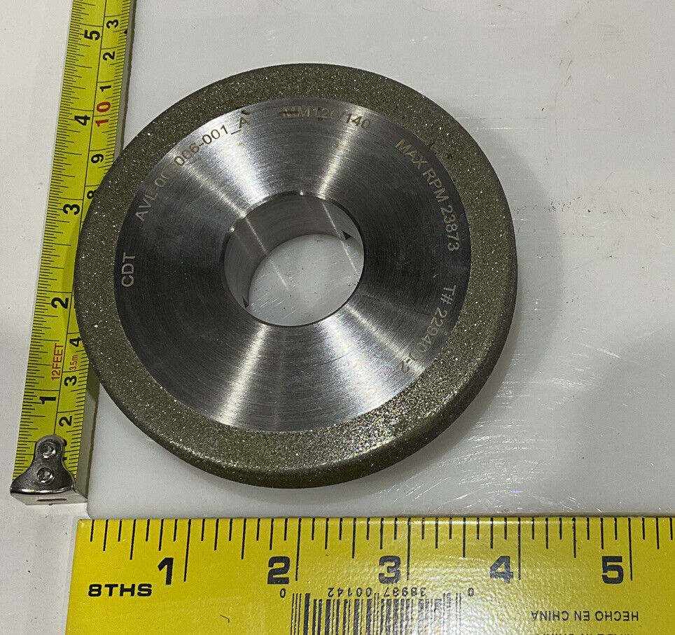 CONTINENTAL DIAMOND TOOL 229400-2 4" DIAMETER 120/140 GRIT GRINDING WHEEL