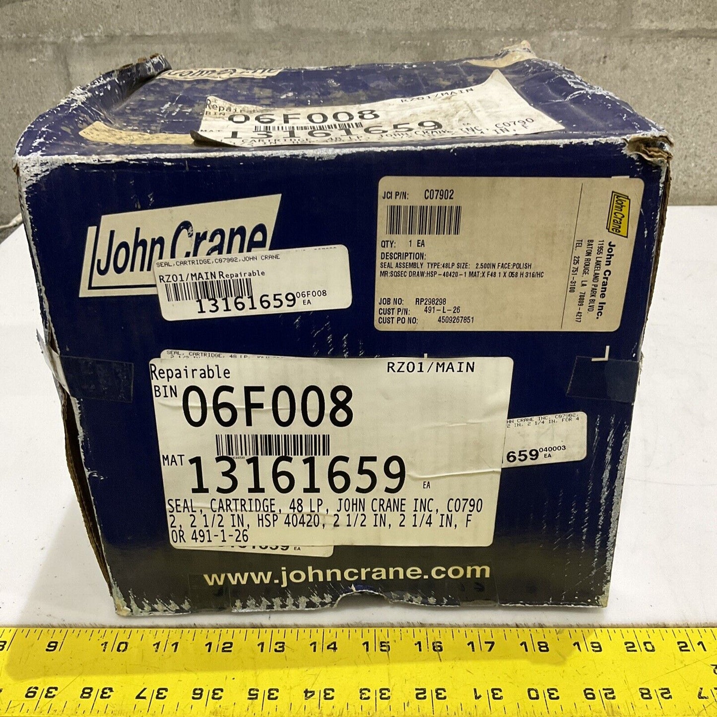 JOHN CRANE C07902 HSP40420-1 CARTRIDGE SEAL 678