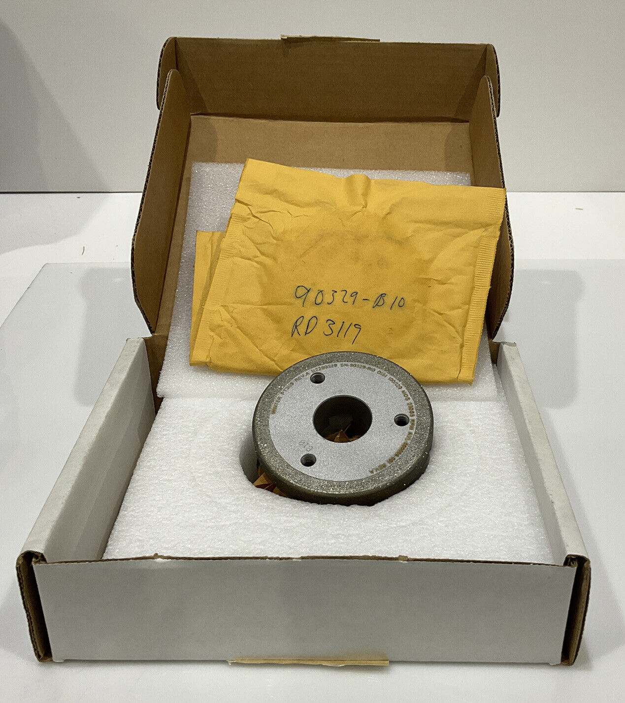NORTON RD3119 4" DIAMETER 100/120 GRIT DIAMOND GRINDING WHEEL REPLATED