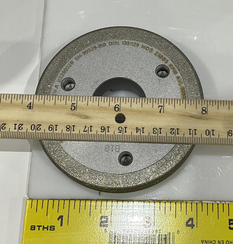 NORTON RD3119 4" DIAMETER 100/120 GRIT DIAMOND GRINDING WHEEL REPLATED