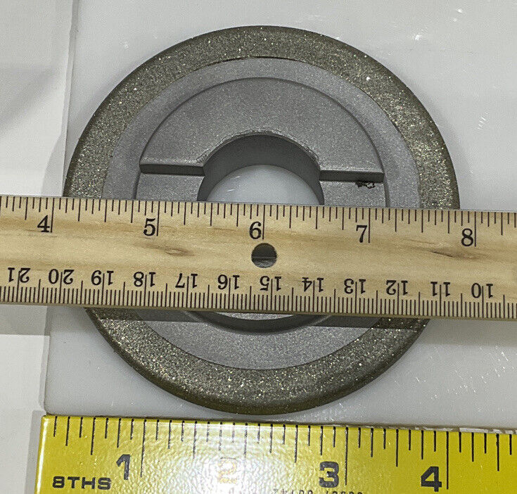 NORTON RD3119 4" DIAMETER 100/120 GRIT DIAMOND GRINDING WHEEL REPLATED