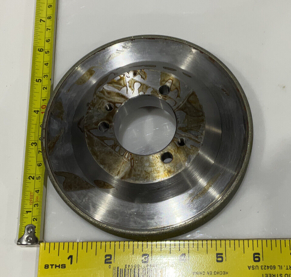 CONTINENTAL DIAMOND TOOL 215065 GRINDING WHEEL  5.79" OD 120/140 GRIT