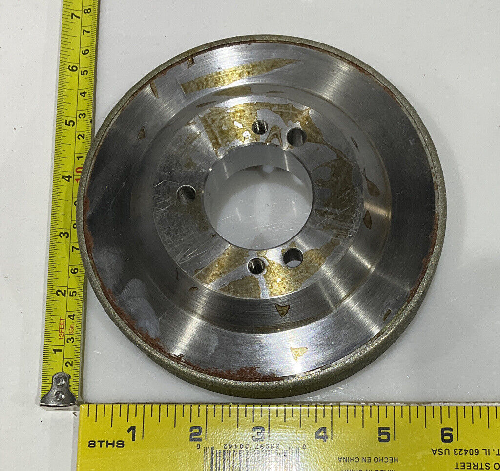 CONTINENTAL DIAMOND TOOL 227386-1 GRINDING WHEEL 5.79" OD 120/140 GRIT