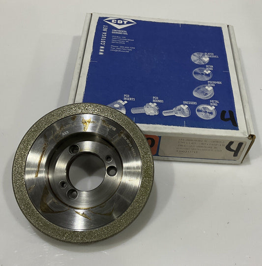 CONTINENTAL DIAMOND TOOL 233712 GRINDING WHEEL 5.79" OD 60/80 GRIT
