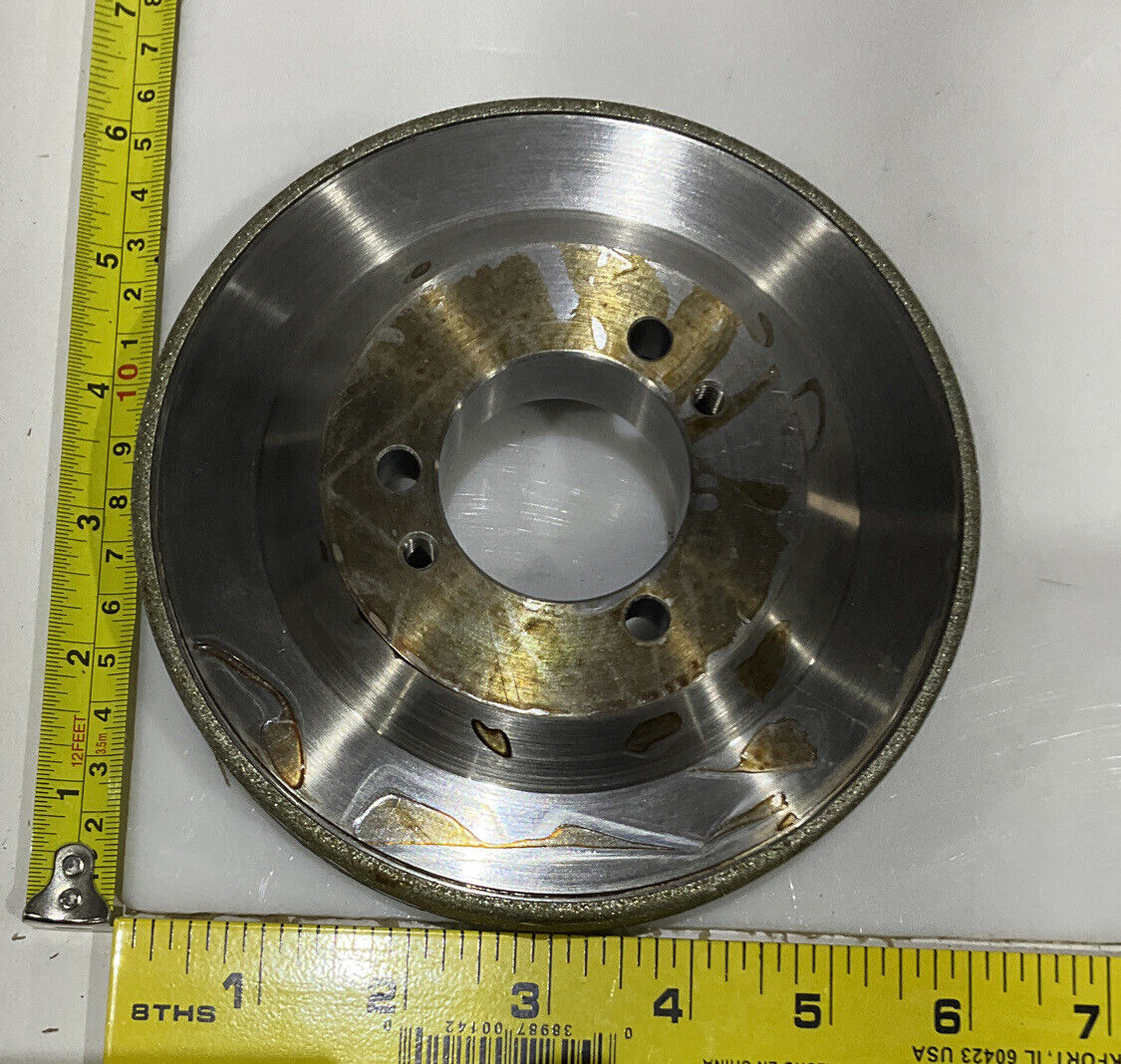 CONTINENTAL DIAMOND TOOL 233712 GRINDING WHEEL  5.79" OD 60/80 GRIT